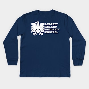 liberty island security control Kids Long Sleeve T-Shirt